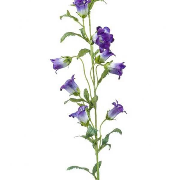 Emerald Campanula Spray 88cm Paars 1 Emerald Campanula Spray 88cm Paars