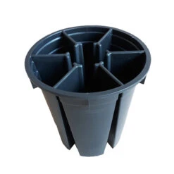 Emmer 10ltr Zwart Met Vakverdeling 720/pallet