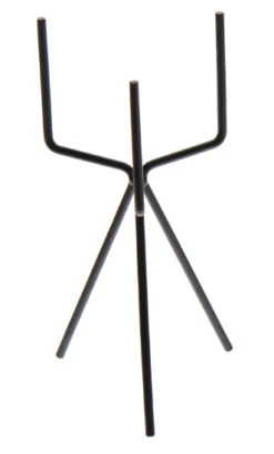 Standaard Voor Glas D.10xH.21cm Zwart