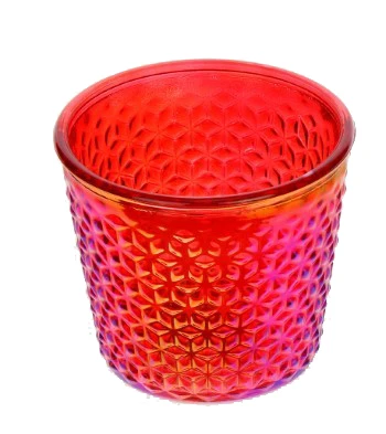 Pot Leuven D.11,4xH.10cm Luster Rood 1 Pot Leuven D.11,4xH.10cm Luster Rood