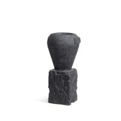 Pot Magnesia D.28/H.62cm Zwart