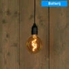 B.O.T. Lamp Retro Led D.9,5/H.13,5cm Incl Fitting Indoor/outdoor