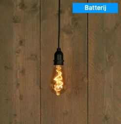 B.O.T. Lamp Retro Led D.6,5/H.14,5cm Incl Fitting Indoor/outdoor