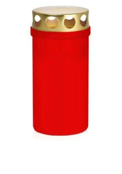 Grafkaars Rood Met Deksel Brand 50uur à 20 Stuks