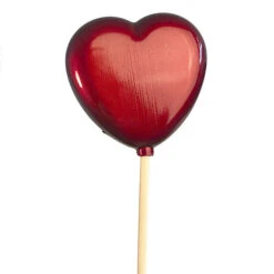 Bijsteker 50cm Bolhart Glans 6cm Bordeaux/donkerrood 25/zak (400/ds)