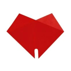 Hoes 40x40cm Combina BOPP/Nonwoven Rood 25/pak (500/ds)