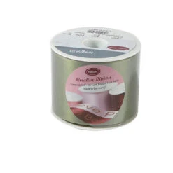 Lint Creative Ribbon De Luxe 75mmx25mtr Olijfgroen
